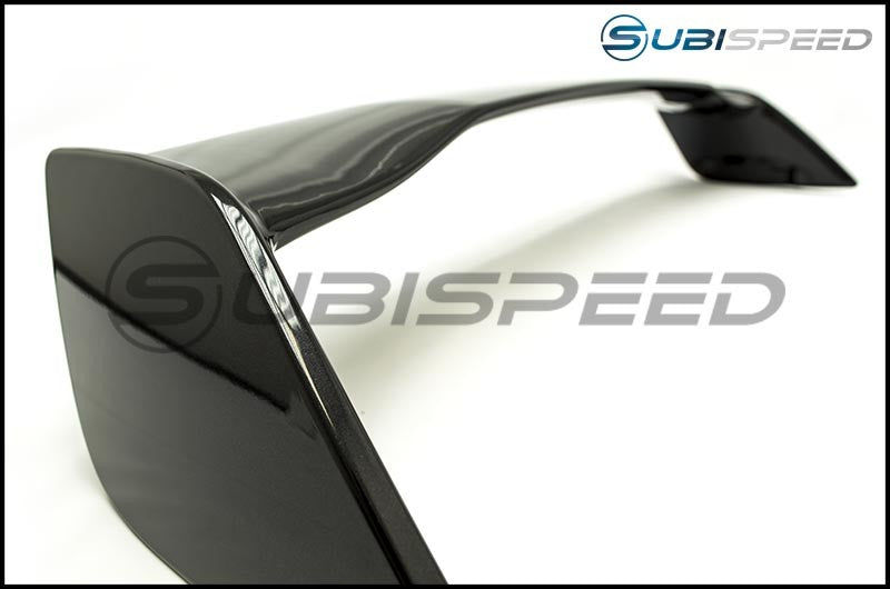 OLM STI Style Paint Matched Spoiler - Crystal Black Silica / Raven Highlights: