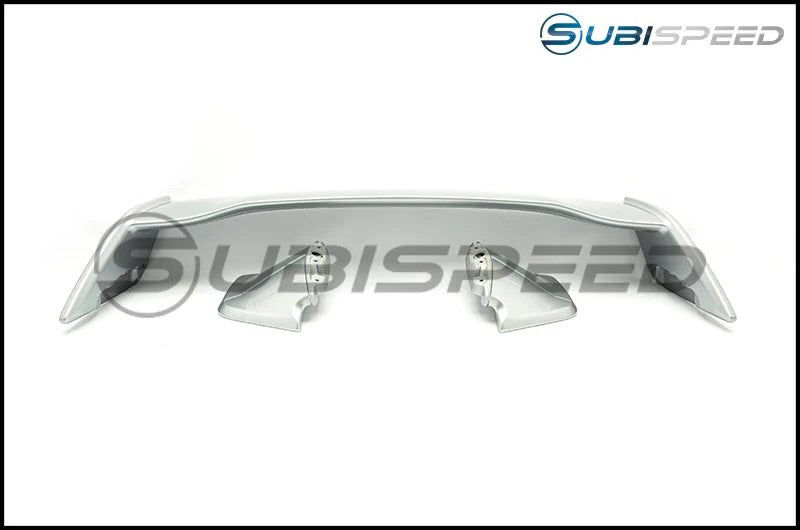 OLM STI Style Paint Matched Spoiler - Ice Silver Metallic Highlights: Paint