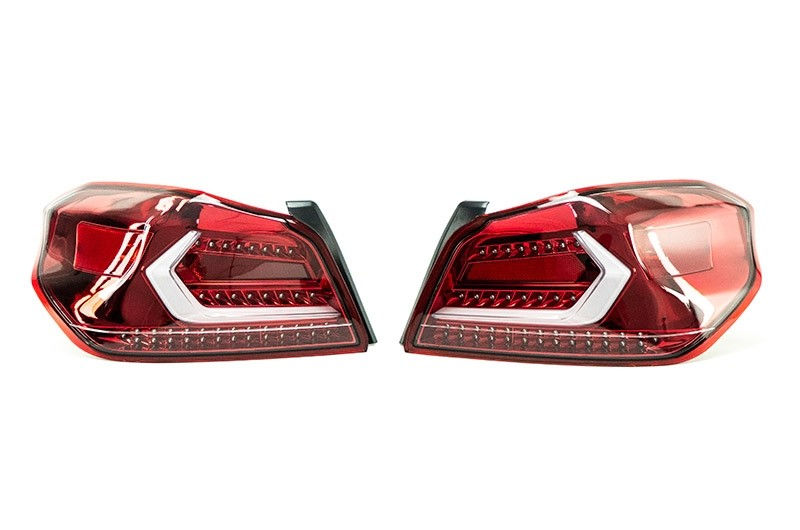The OLM Evolution Tail Lights are designed for specific installation on 15+ WRX