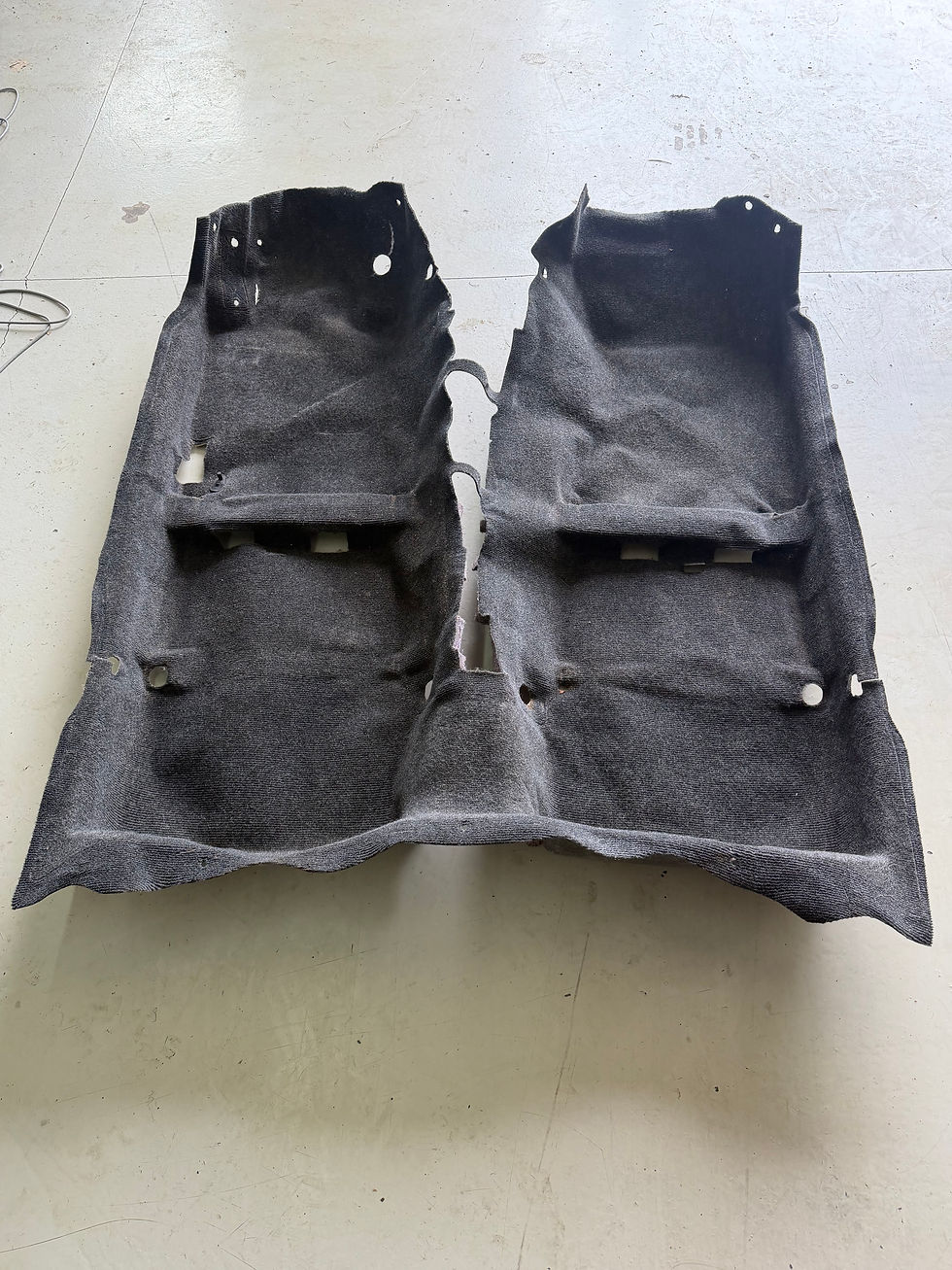 OEM black interior floor carpet for 2006-2007 Subaru WRX Impreza.