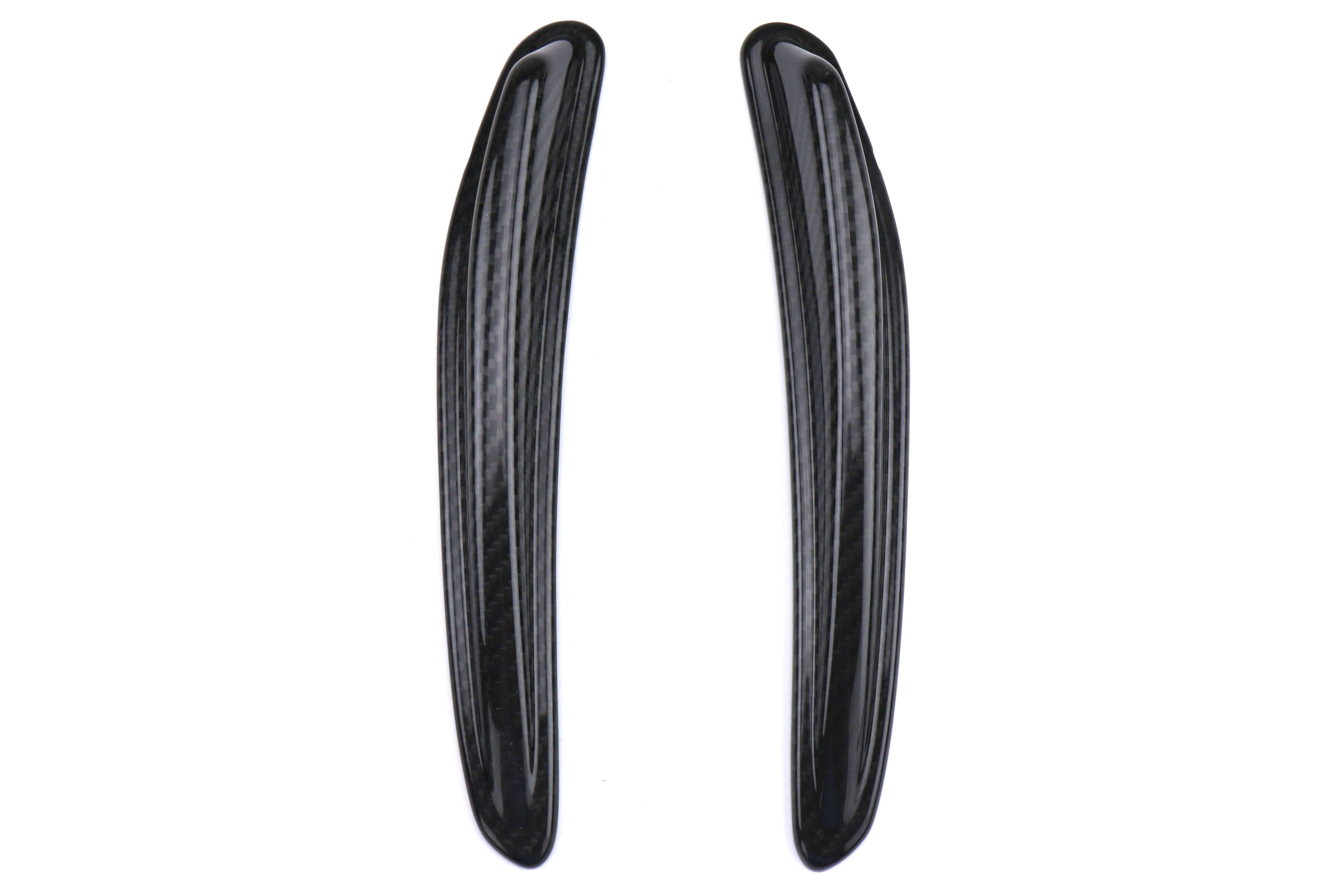 OLM STI JDM Style CF Bumper Canards Features: Enhances running stability