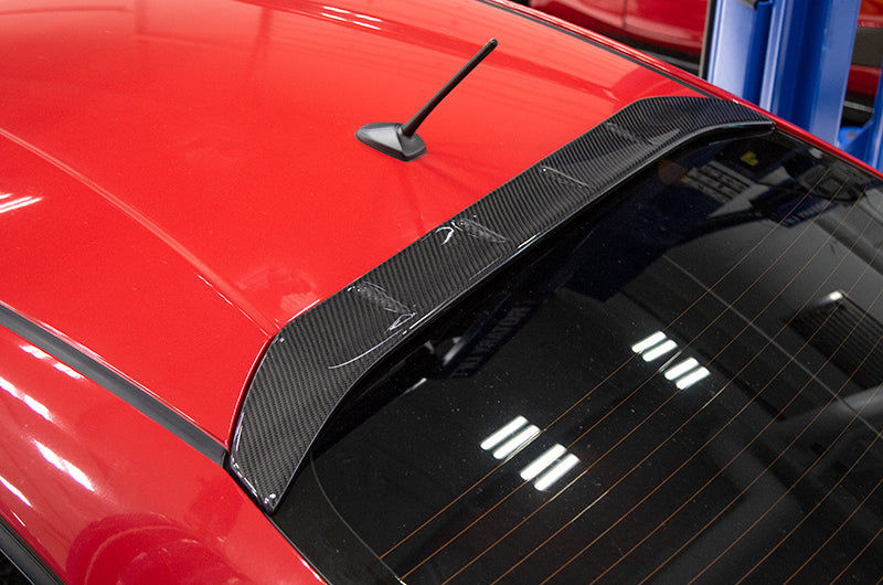 OLM CF Aggressive Style Rear Roof Spoiler Enhance Your Vehicle's Appearance