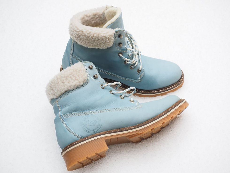 Footwear choice is essential.