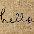 welcome mat hello