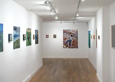 The Painter Who Never Showed Any Work & Other Paintings, Installation View