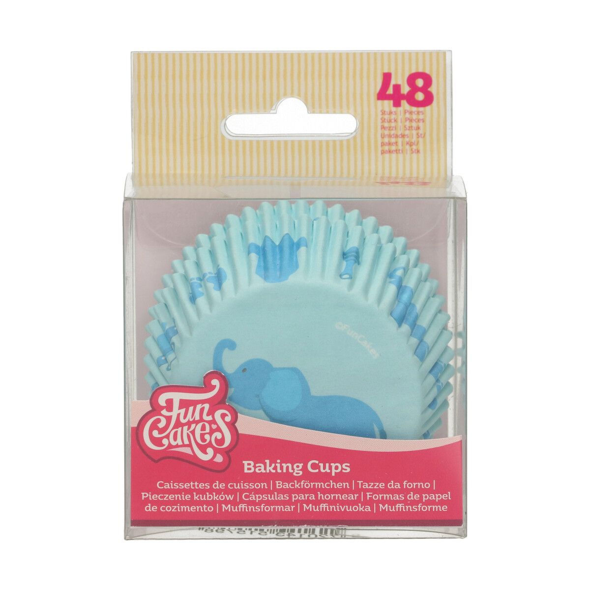 FunCakes Caissettes à Cupcakes Bébé Bleu