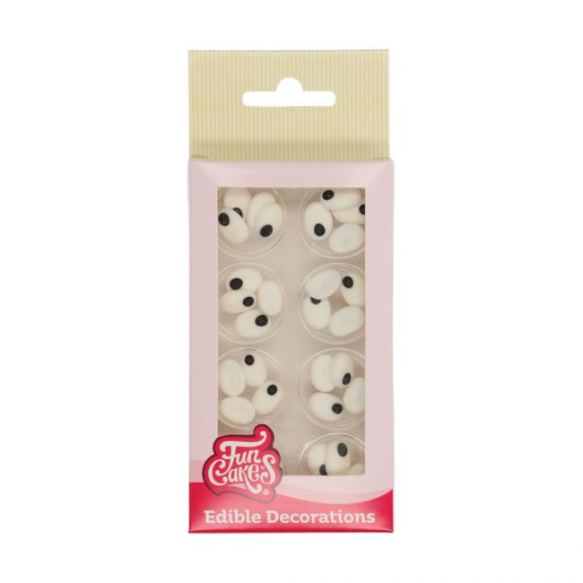 FunCakes Décors en Sucre Yeux ovales Set