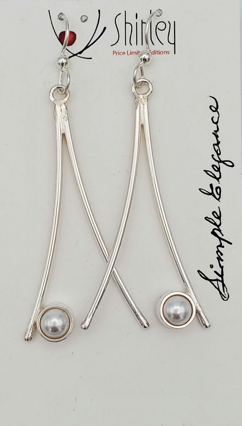 Thumbnail: Earrings: Simple Elegance by Shirley Price
