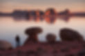 Beautiful Lake Powell at Sunset