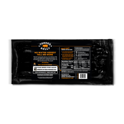 Thumbnail: Tender Belly No Sugar Signature Dry-Rub Uncured Bacon (39995)