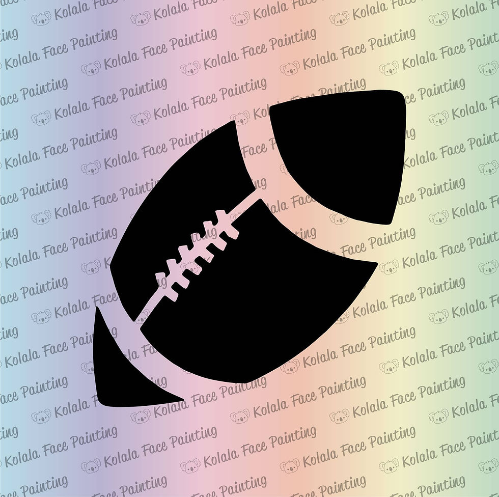 Football Stencil (5 pieces)