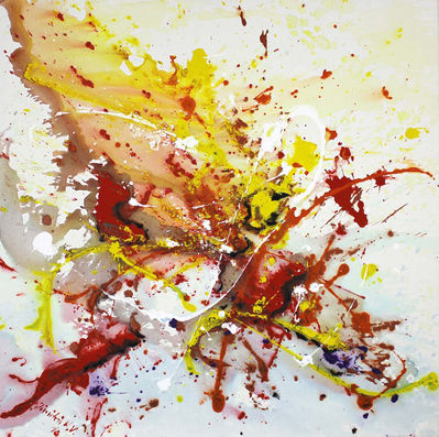 Abstraktes fröhliches Bild