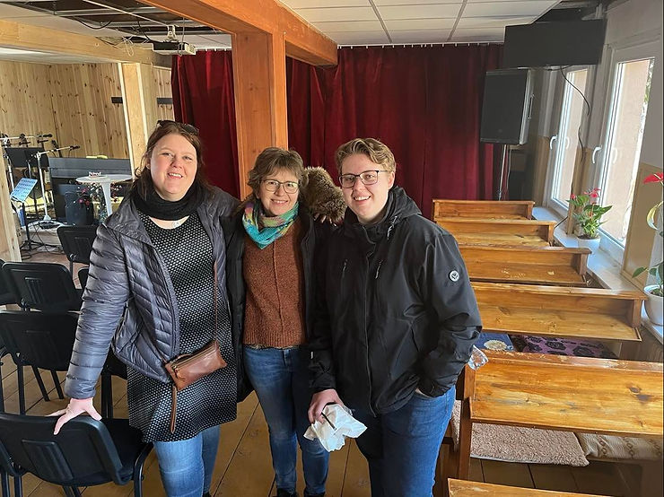 Line, Gitte og Hannah Mai