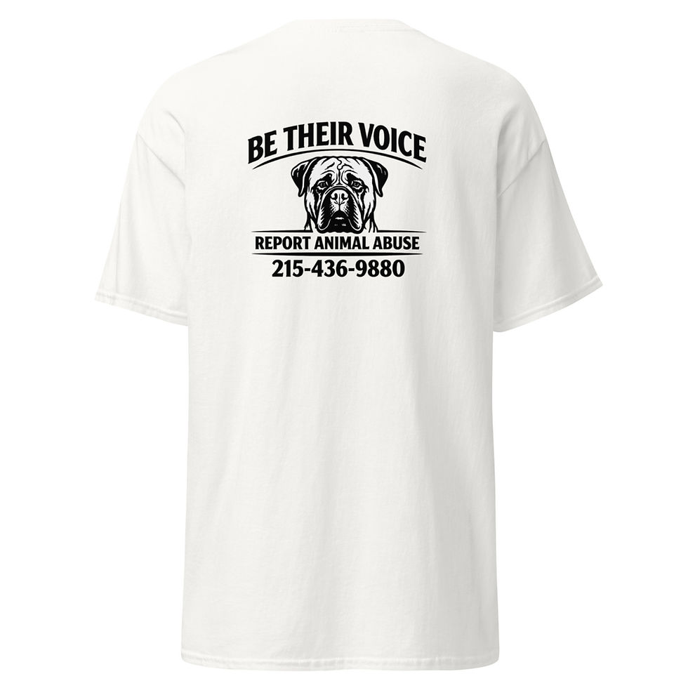 Be Their Voice, Report Animal Abuse