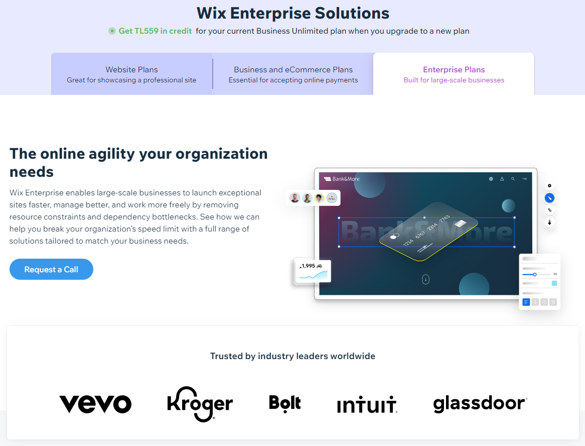 Wix pricing, cost and fees