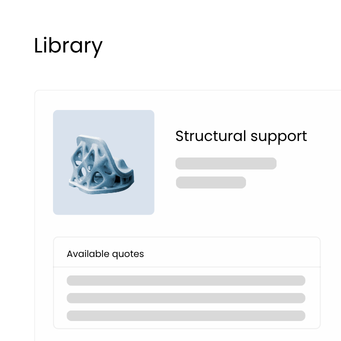 Shapelid part library showing a 3D model of a part on a card.