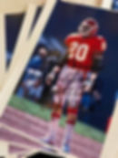 Deron Cherry KC Chiefs signature photo