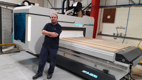 AES Raptor Ultra CNC Router delivered and commissioned in Gloucester