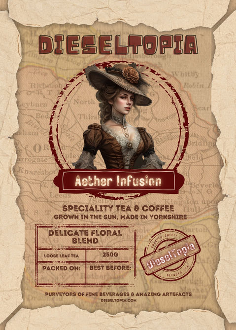 A modern Earl Grey, delicately floral, loose leaf tea. 