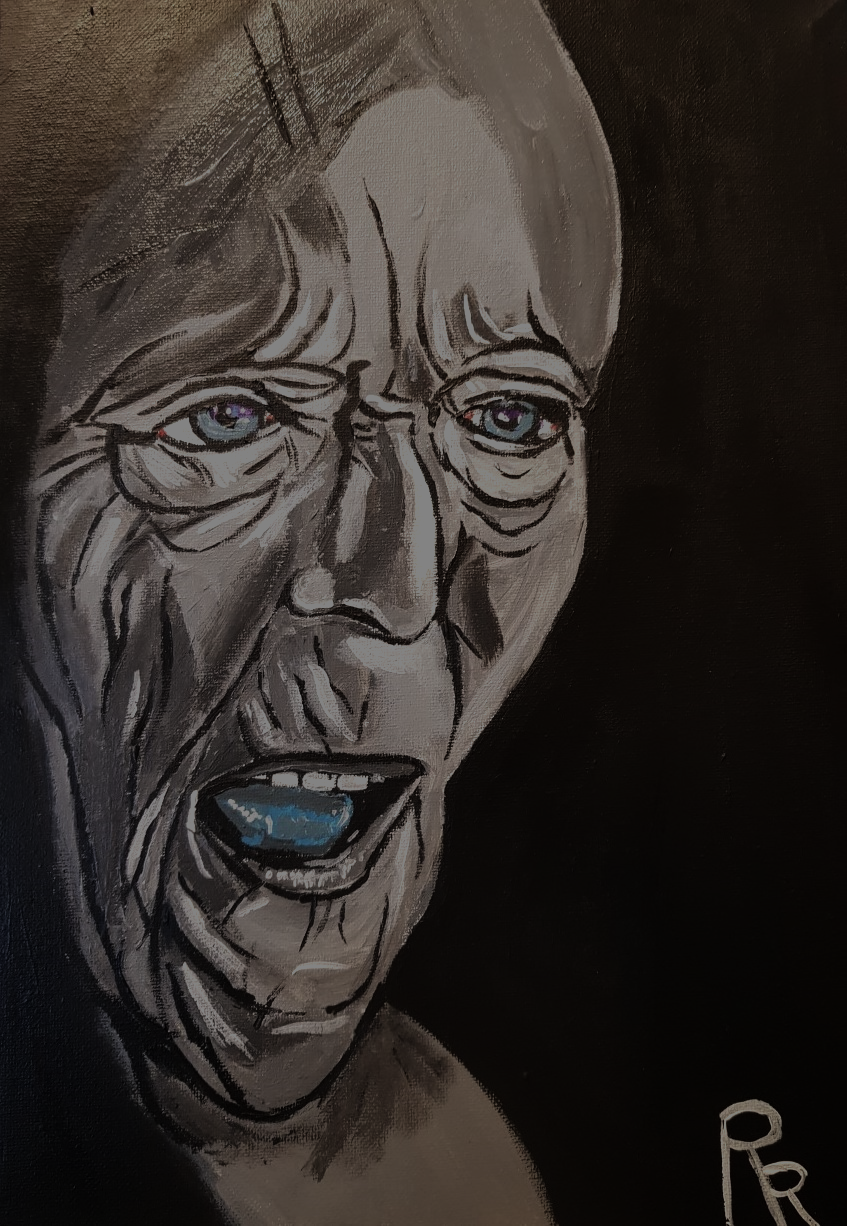 Lament
Acrylics on stretched canvas, 18 x 12