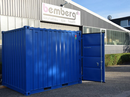 Außergewöhnliches Projekt: die Container-Sauna