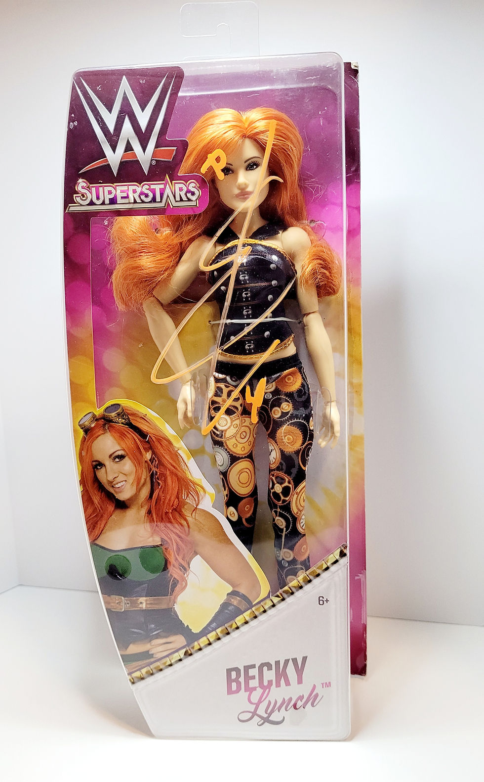 Thumbnail: Becky Lynch autographed wrestling superstars fashion doll