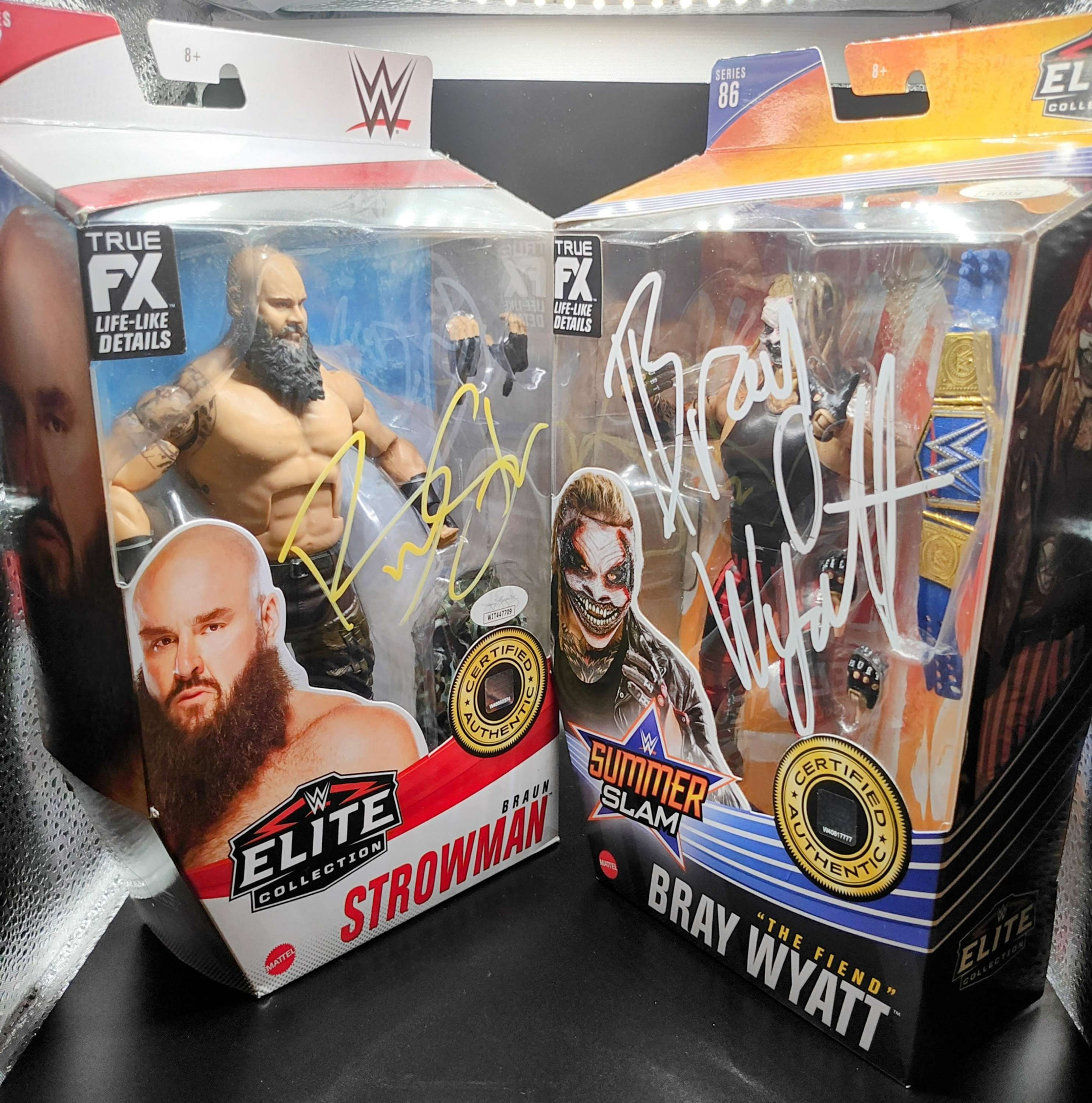 Bray Wyatt & Braun Strowman Signed Elites