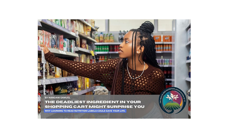 The Deadliest Ingredient in Your Shopping Cart Might Surprise You