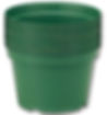 Plastic decorative pot for indoor plants