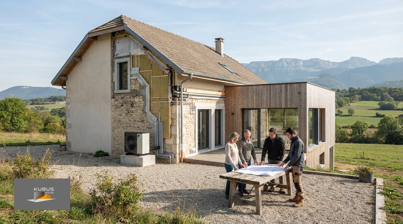 Rénovation thermique d’une maison ancienne dans l’Ain : exemples de travaux et de budget