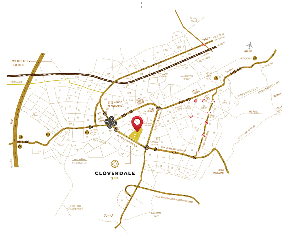 Signature Global Cloverdale Location