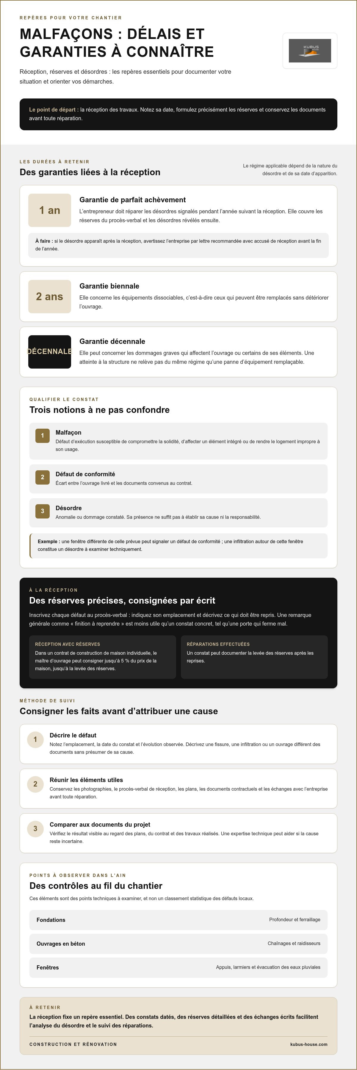 Peur des malfaçons sur un chantier de construction Ain
