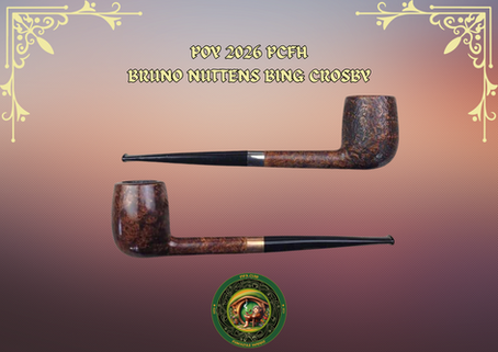 Ya tenemos el diseño y el artesano de la POY 2026 del PCFH: Una Bing del artesano belga Bruno Nuttens.