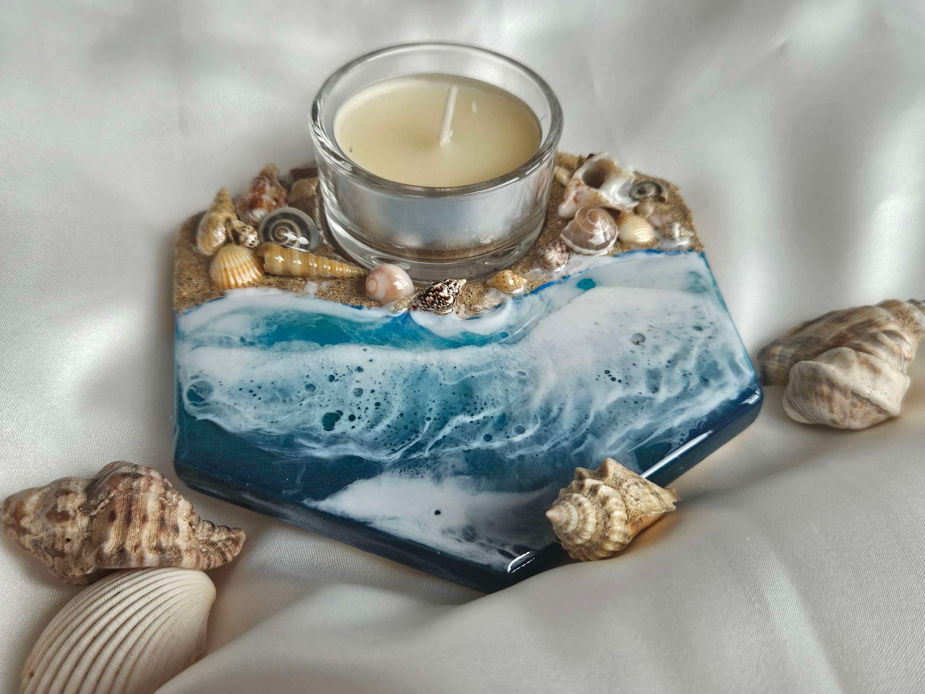 Teelichthalter "Ocean" 