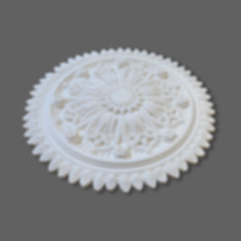 CL-CR39 Medium Victorian/Edwardian Floral Plaster Ceiling Rose, handmade by Artisans from our London workshop. Image 12