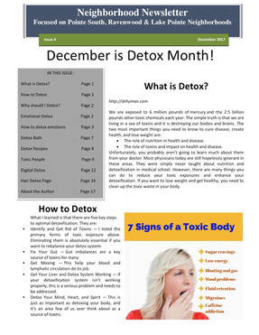 December 2017 Newsletter