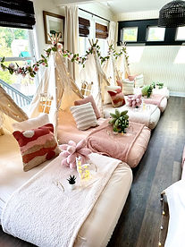 Boho Vibe themed tents