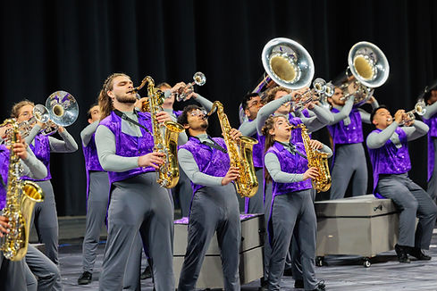 2024 Immortal Winds performance action shot of saxophones