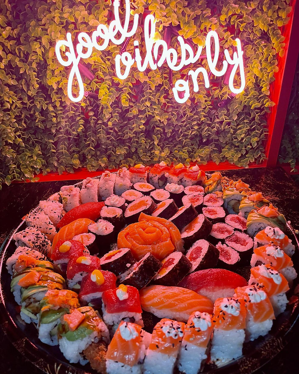 Arranged Food and Objects