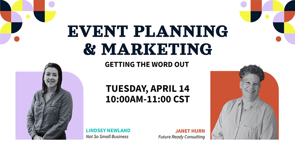 Event Planning & Marketing: Getting the Word Out
