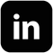 LinkedIn Black Square 