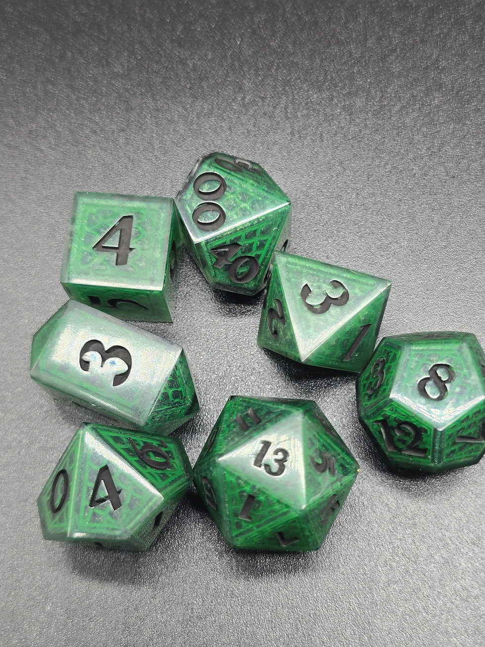 Thumbnail: Dragon Forge Dice Set- Green
