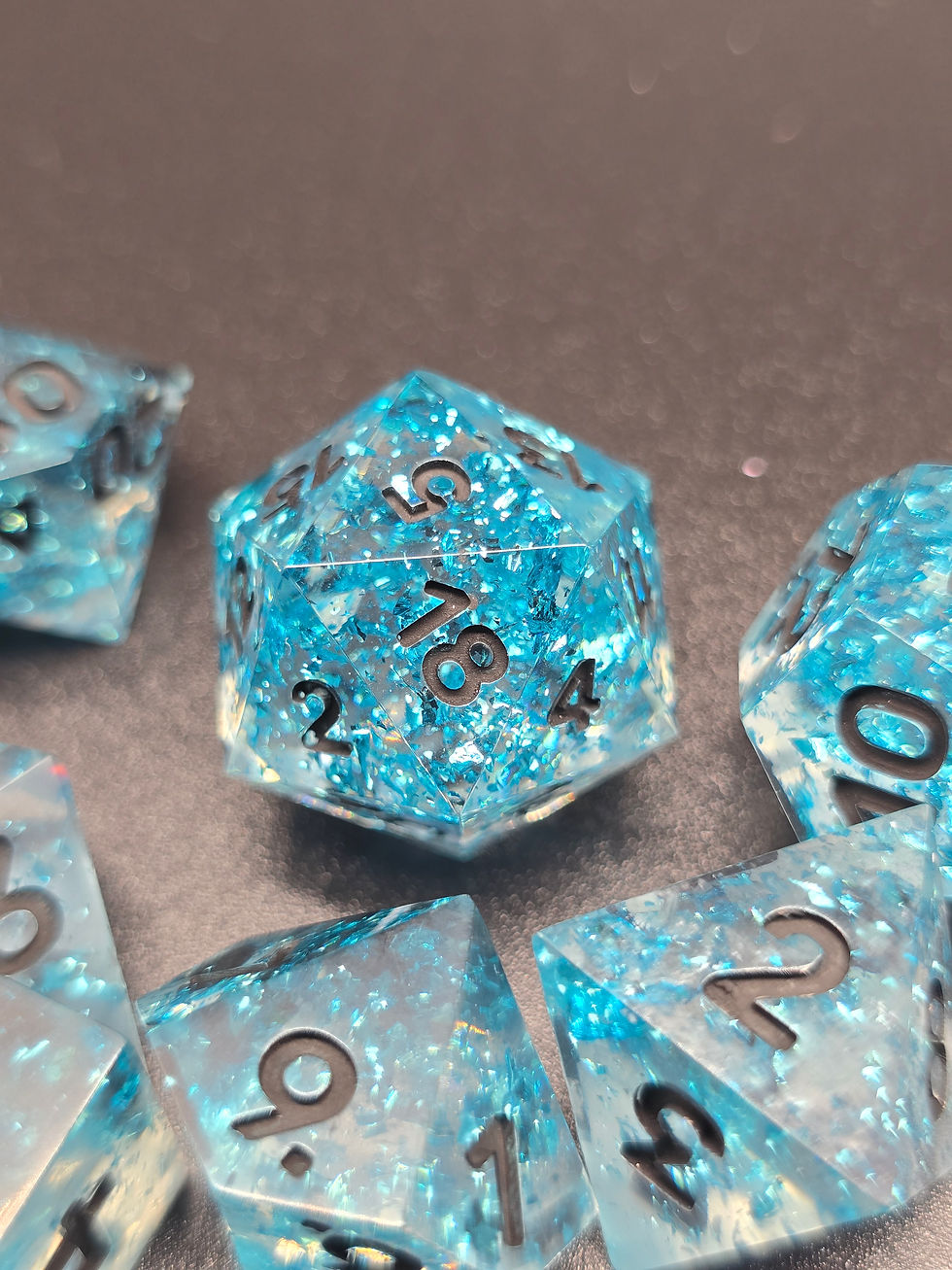 Thumbnail: Lagoon Foil Dice Set