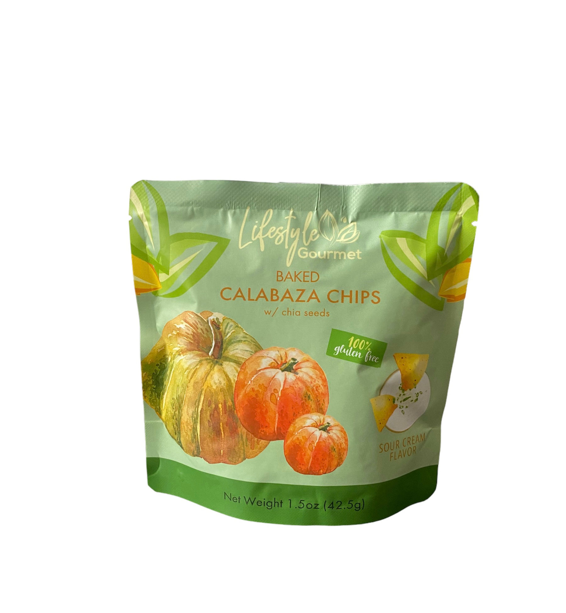 Lifestyle Gourmet Sour Cream Calabaza Chips 42.5G