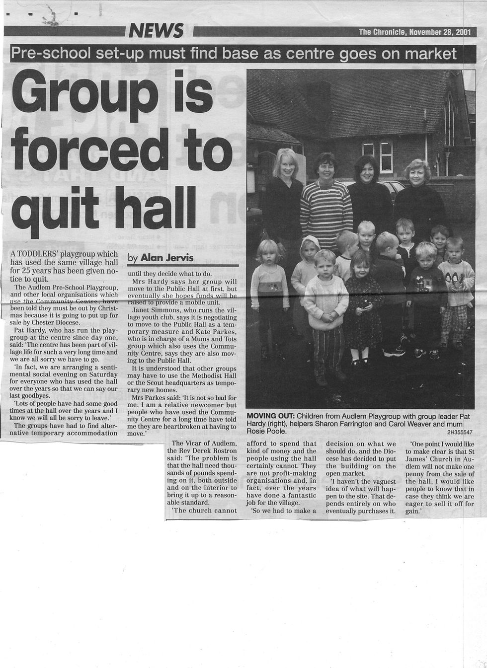 Playgroup Move From Old Village School