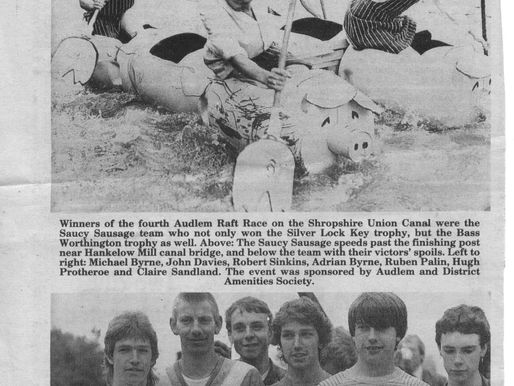 1984 Raft Race Newspaper Report And Pictures