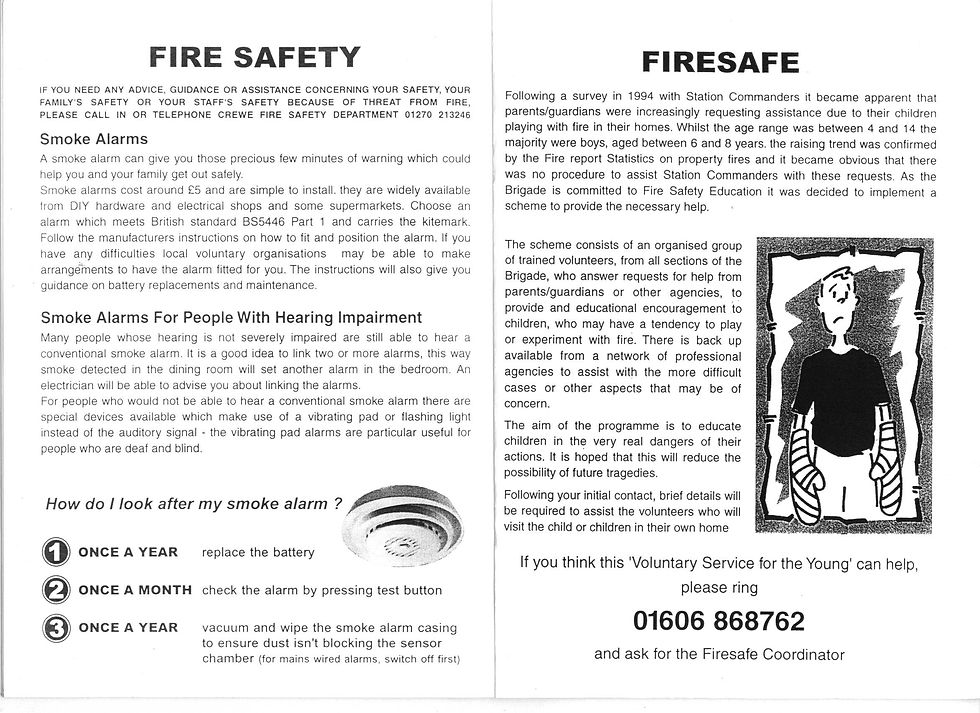 Programme For Centenary Of Fire Brigade 1999 - Part 7