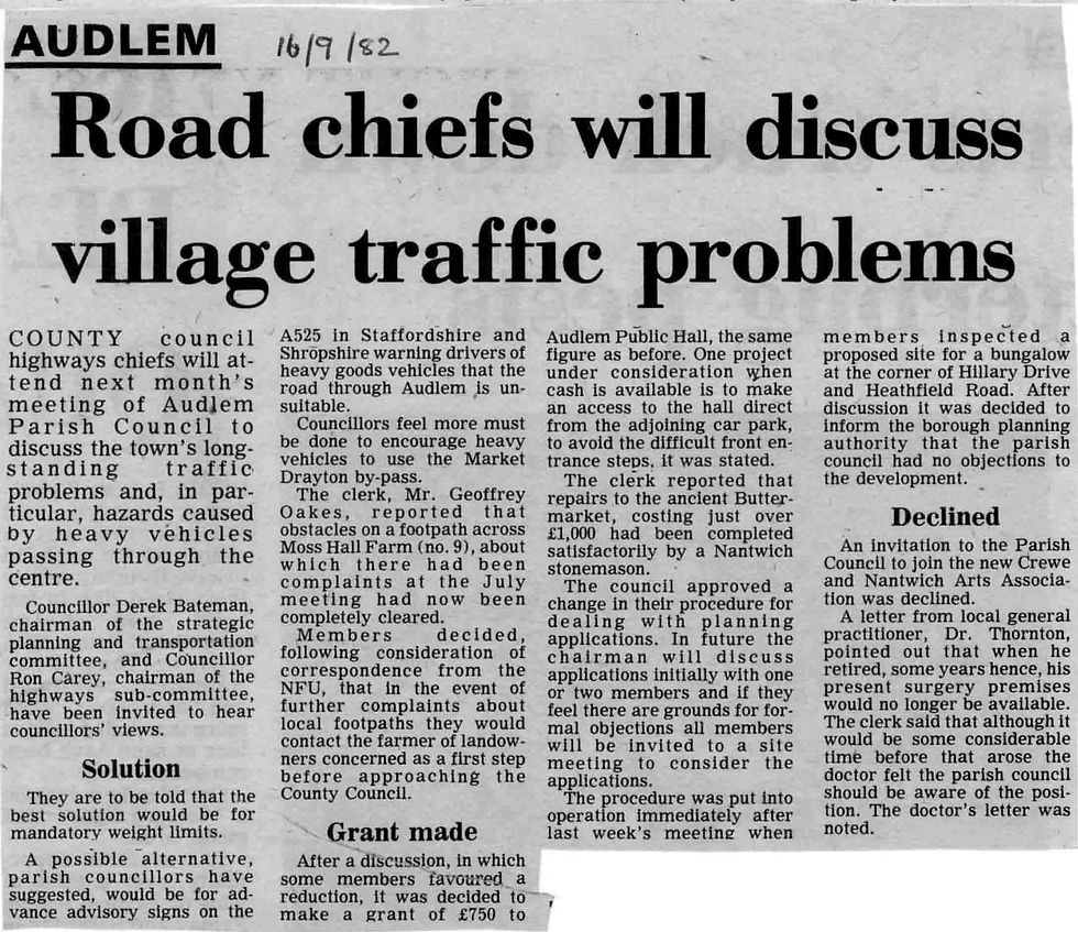 Traffic Problems - CCC Meeting