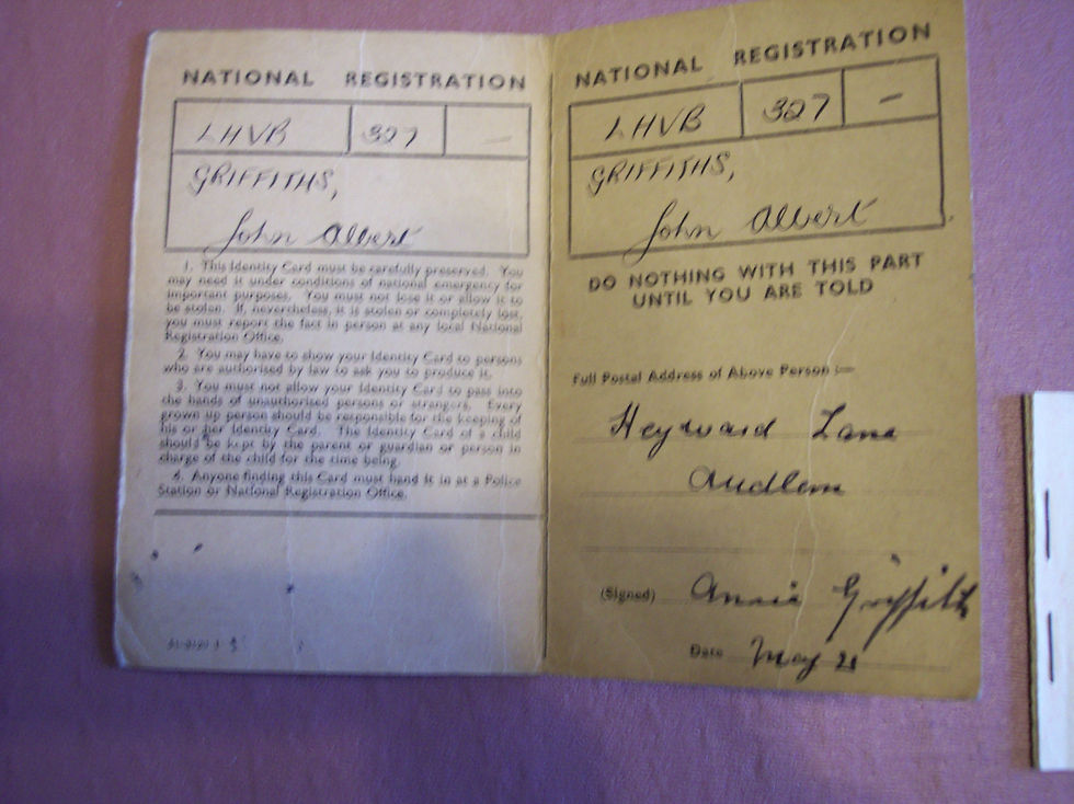 Registration Card - Part 1
