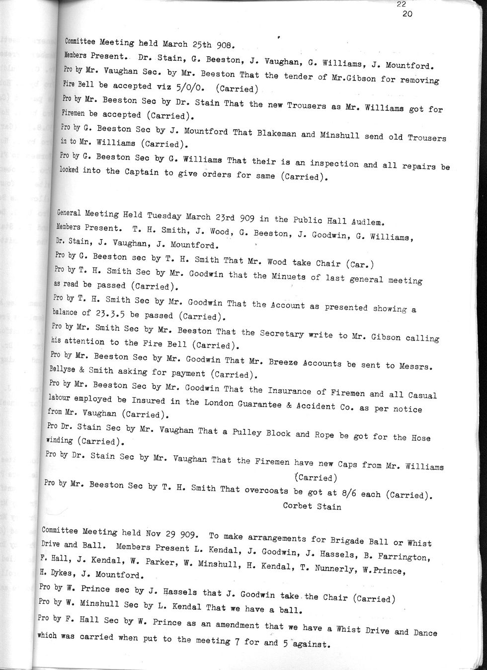 Fire Brigade Mins Part2, 1901-1909 - Part 10